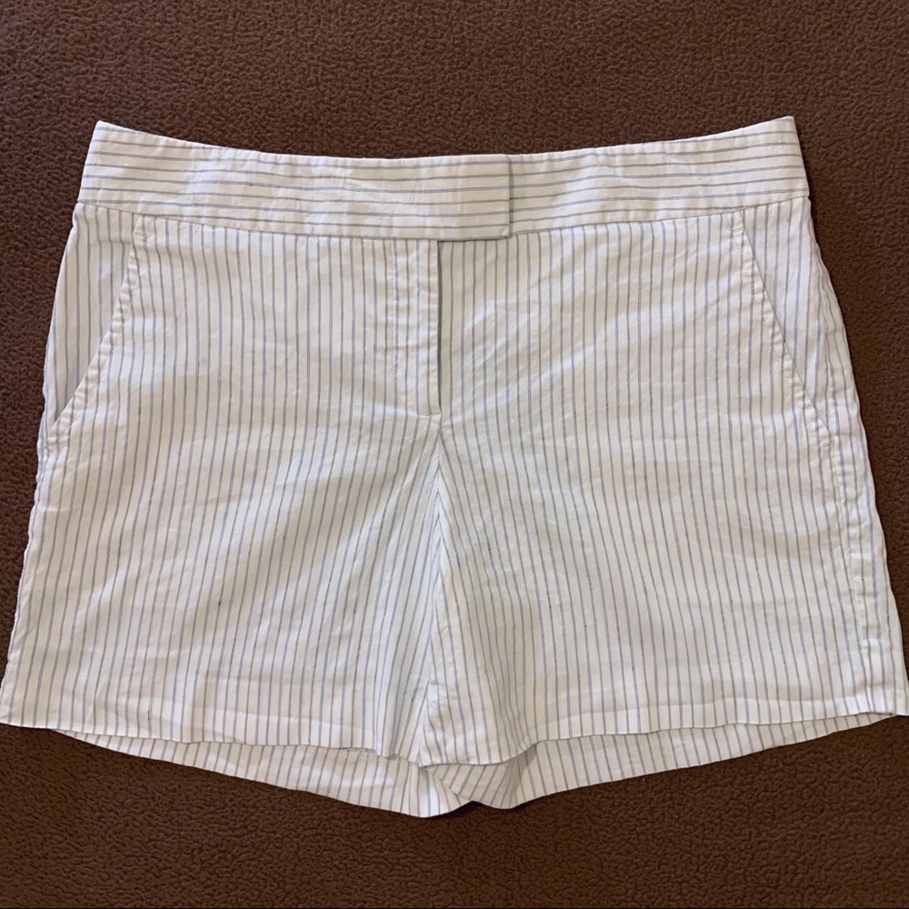 Theory Linen Blend Shorts - image 5
